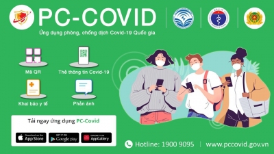Thích ứng với trạng thái “bình thường mới” và cùng cài đặt “ứng dụng PC-Covid quốc gia”, tạo thói quen quét mã Code trong phòng, chống dịch COVID-19