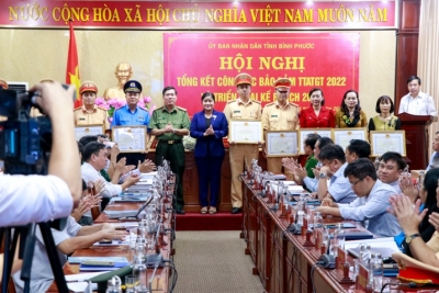 Công an tỉnh Bình Phước tổ chức phát động phong trào thi đua năm 2023