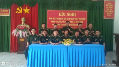 Bộ Chỉ huy Bộ đội Biên phòng tỉnh tổ chức phát động đợt thi đua cao điểm chào mừng kỷ niệm 75 năm Ngày Chủ tịch Hồ Chí Minh ra Lời kêu gọi thi đua ái quốc (11/6/1948 - 11/6/2023)