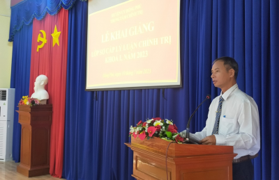 Đồng Phú đã khai giảng Lớp Sơ cấp lý luận chính trị khóa 19, năm 2023