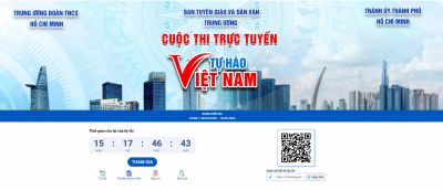 Hưởng ứng, lan tỏa cuộc thi trực tuyến "Tự hào Việt Nam"