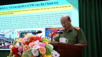 Công an tỉnh Bình Phước tổng kết 10 năm thực hiện Chỉ thị 05 của Bộ Chính trị