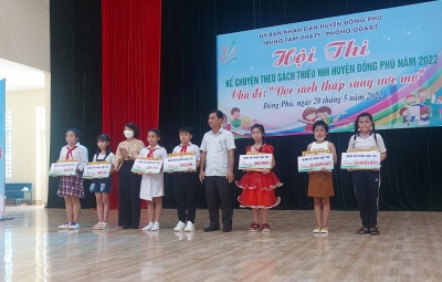 Hội thi kể chuyện theo sách ở huyện Đồng Phú năm 2022