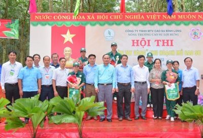Cao su Bình Long tổ chức thành công Hội thi Bàn tay vàng cấp nông trường