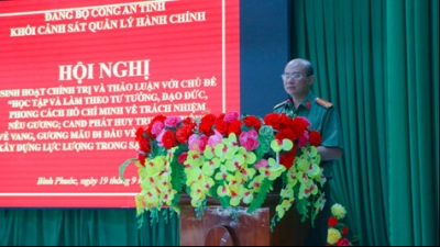Hội nghị học tập và làm theo tấm gương đạo đức, phong cách Hồ Chí Minh về trách nhiệm nêu gương
