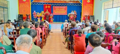 Phối hợp huyện Hớn Quản tuyên truyền chính sách bảo hiểm năm 2022 trên địa bàn xã Phước An
