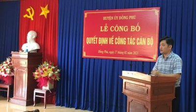 Đồng Phú thành lập Trung tâm chính trị
