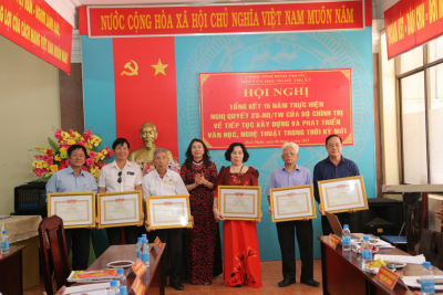 Hội Văn học nghệ thuật tỉnh Bình Phước tổ chức hội nghị tổng kết 15 năm thực hiện Nghị quyết số 23-NQ/TW