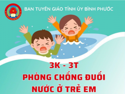 “3K- 3T” cảnh giác đuối nước đối với trẻ em trong dịp nghỉ hè