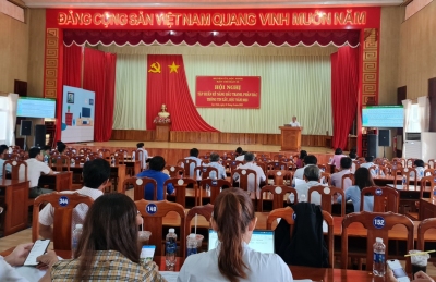 Huyện uỷ Lộc Ninh: tập huấn kỹ năng đấu tranh, phản bác thông tin xấu độc năm 2023 