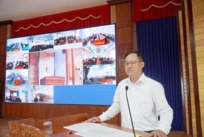 Huyện ủy Phú Riềng tổ chức thông tin thời sự lần 3, năm 2023