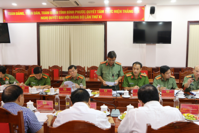 Hội thảo và nghiệm thu Đề tài “Lịch sử Đảng bộ Công an tỉnh Bình Phước, (1997 – 2020”