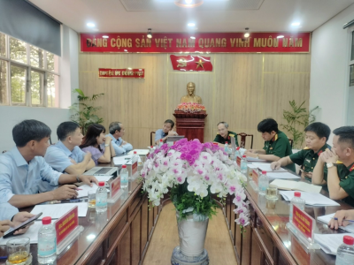 Đoàn công tác Báo Quân đội Nhân dân làm việc với huyện ủy Đồng Phú
