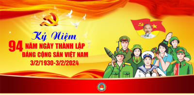 Một số hình ảnh tuyên truyền cổ động trực quan 94 năm Ngày thành lập Đảng Cộng sản Việt Nam, Tết Nguyên đán Giáp thìn 2024