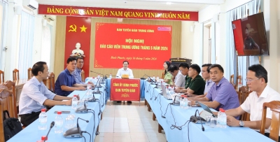 Hội nghị báo cáo viên Trung ương tháng 5 năm 2024