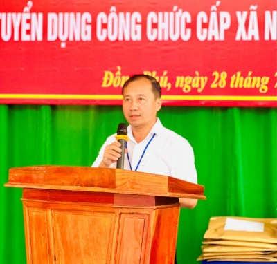 Đồng Phú tổ chức kỳ thi tuyển dụng công chức cấp xã năm 2024