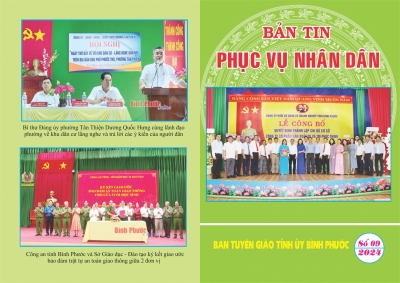 Bản tin Phục vụ Nhân dân tháng 9-2024