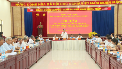 Hội thảo Lấy ý kiến đóng góp bổ sung bản thảo “Lịch sử đấu tranh và xây dựng của Đảng bộ, quân và dân thị xã Chơn Thành (1930 - 2025)”