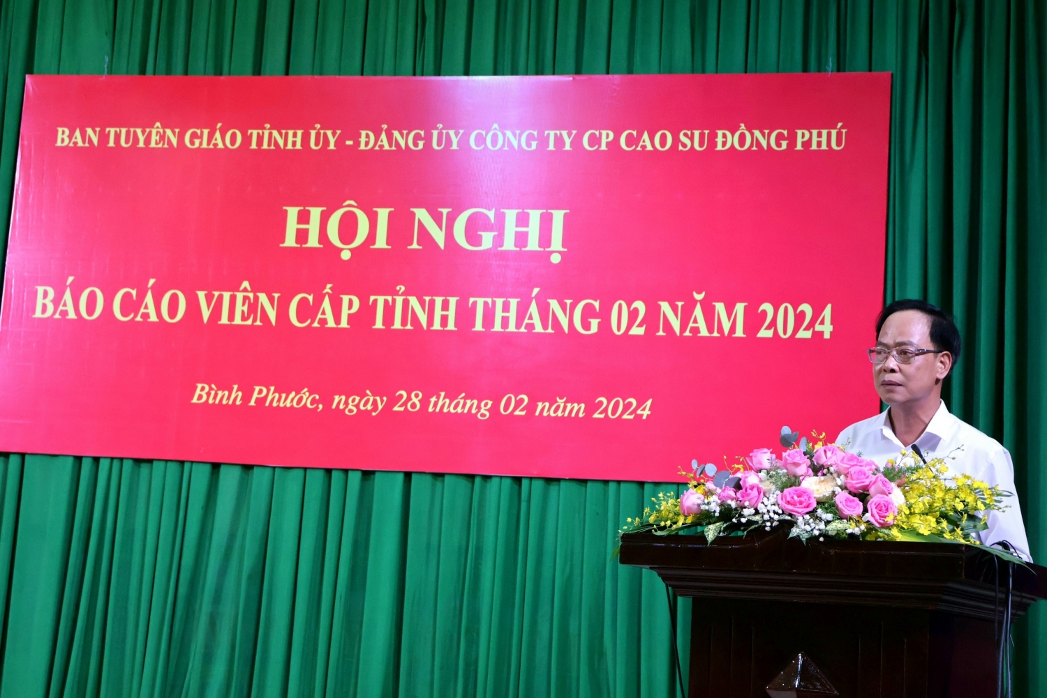 Hội nghị báo cáo viên cấp tỉnh tháng 02/2024